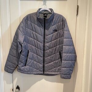 The North Face Tamburello Silver Quilted Jacket